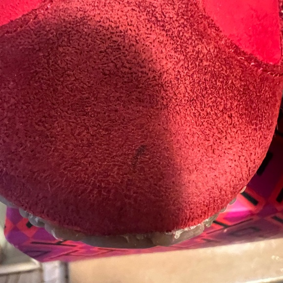 Tory Burch Red and White Double T Sneakers - Picture 10 of 12